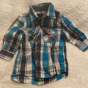 U.S. Polo Assn. button down long sleeve shirt 2T